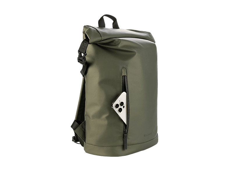 TUCANO BKROL15-B Rollo Notebook Rucksack für Laptop 15,6" und MacBook Pro 16", Olivgrün — Foto 3 von 4