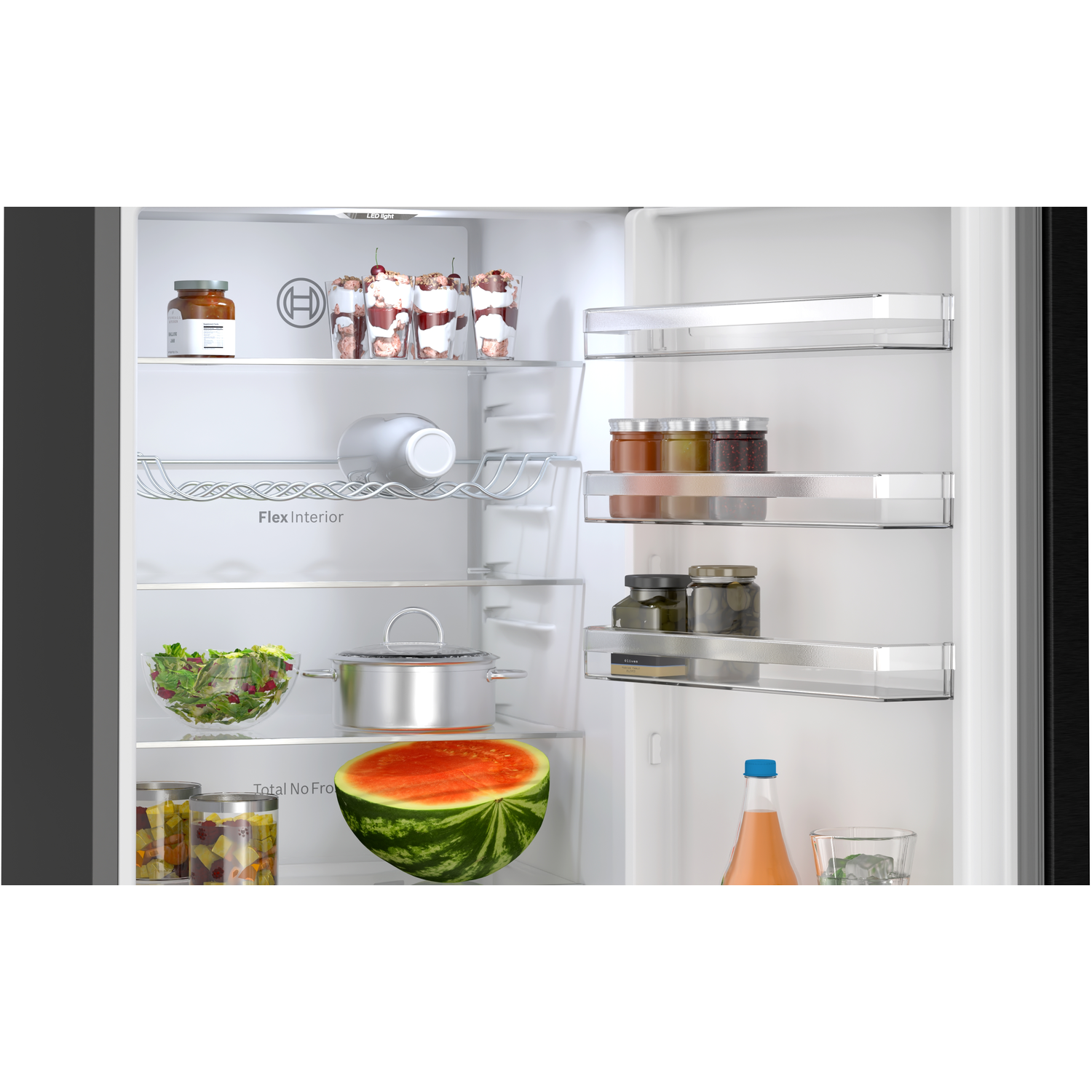 Een zwart blender-interface met diverse functie-opties.