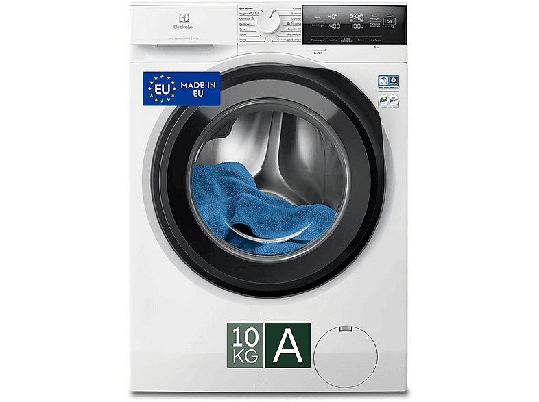 Electrolux Ew6F310G Lavatrice, Caricamento frontale, 10 kg, 63,6 cm, Classe A