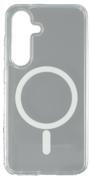 CASE AND PRO Samsung Galaxy S25 TPU+PC mágneses szilikon tok, átlátszó (MAG-S25-TP)