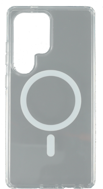 CASE AND PRO Samsung Galaxy S25 Ultra TPU+PC mágneses szilikon tok, átlátszó (MAG-S25U-TP)