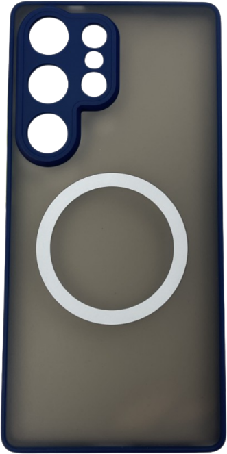 CASE AND PRO Samsung Galaxy S25 Ultra mágneses műanyag tok, kék-zöld (MATTM-S25U-BLG)