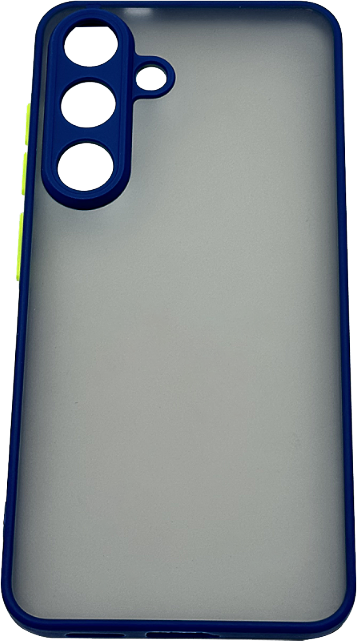 CASE AND PRO Samsung Galaxy S25 műanyag tok, kék-zöld (MATT-S25-BLG)