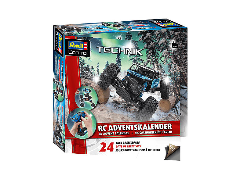 Revell Control Technik: 01061 RC Adventkalender RC Crawler für Jungen, Mädchen & Erwachsene (Ab 10 Jahren); Adventskalender — Foto 2 von 4