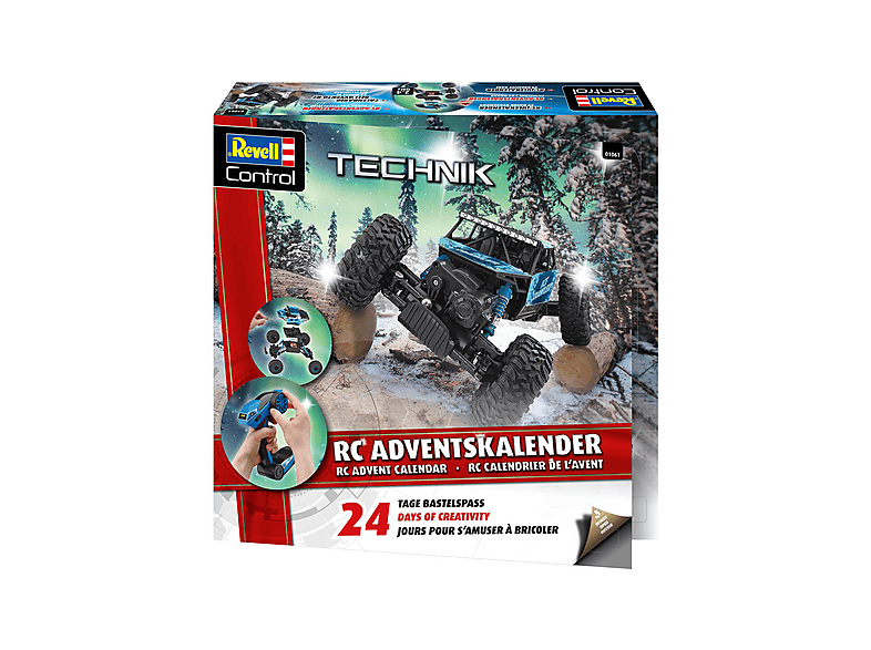 Revell Control Technik: 01061 RC Adventkalender RC Crawler für Jungen, Mädchen & Erwachsene (Ab 10 Jahren); Adventskalender — Foto 3 von 4