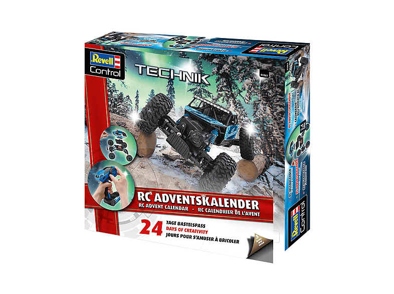 Revell Control Technik: 01061 RC Adventkalender RC Crawler für Jungen, Mädchen & Erwachsene (Ab 10 Jahren); Adventskalender — Foto 4 von 4