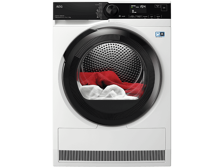 AEG Tr9H93Cby asciugatrice, 9 kg, 63,8 cm, Classe A+++