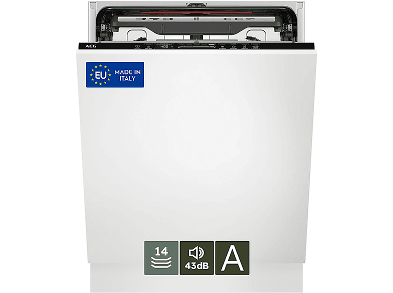 AEG Fse7673Xp Lavastoviglie Incasso, 59,6 cm, Classe A