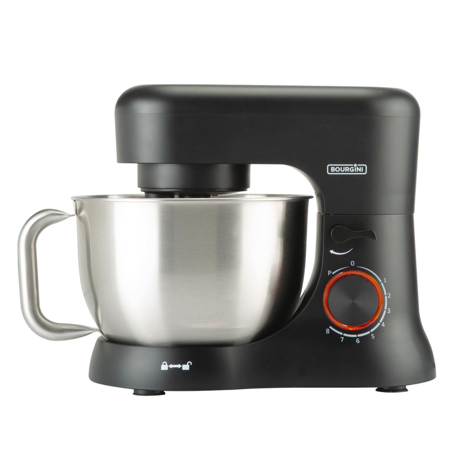 Bourgini Kitchen Chef 4.5l Keukenmachine Zwart 1500 W