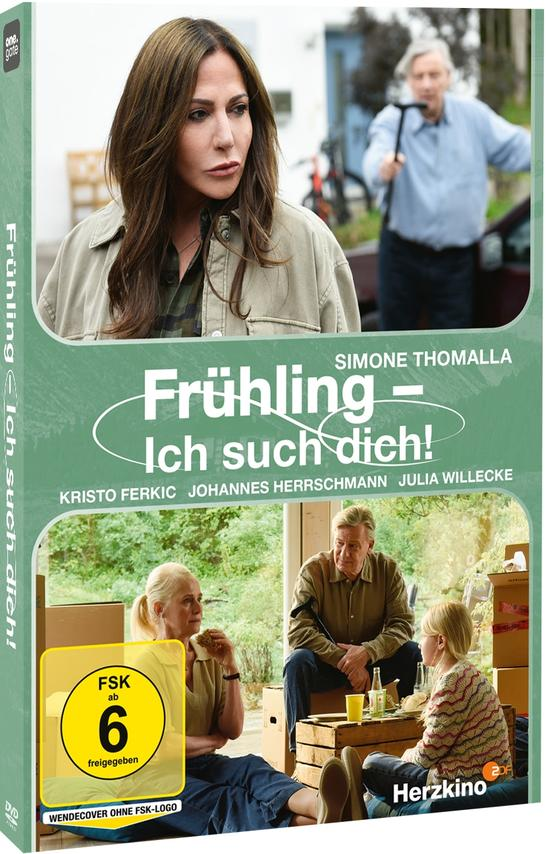 DVD-Cover mit Frau, Text und Bildern von Personen.