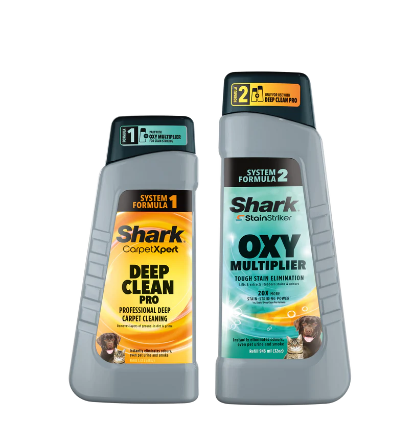 SHARK StainStriker Tisztítószer-készlet Oxy Multiplier(946 ml) + CarpetXpert Deep Clean Pro(473