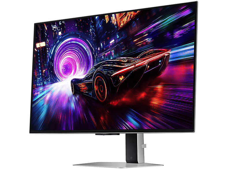 SAMSUNG Odyssey G81SF 32 Zoll Gaming Monitor, OLED 4K, 0,03 ms Reaktionszeit, 260 cd/m², 240 Hz, Silber — Foto 2 von 5