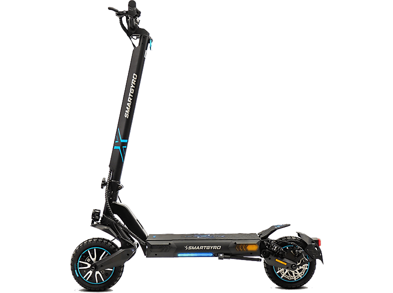 Smartgyro Crossover Dual Max 2, Potencia nominal 1000 W, motor, Carga máx. 120 kg, 25km/h, Negro