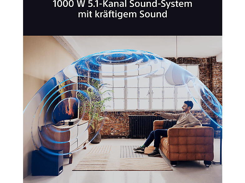 Thumbnail - SONY BRAVIA HT-S 60 Theatre System 6, 1000 W, Home-Entertainment-System, Schwarz