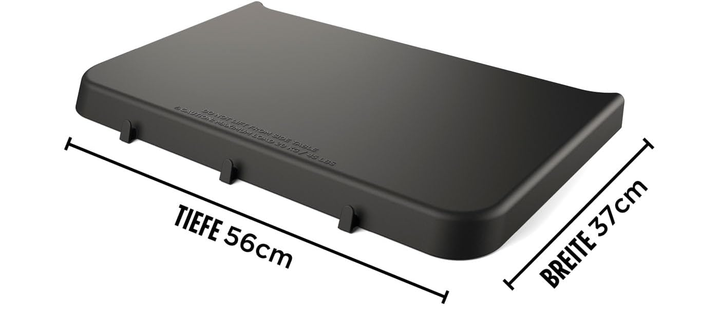 Fekete téglalap alakú tárgy méretekkel, a szöveg "Mélység 56cm" és "Szélesség 37cm".