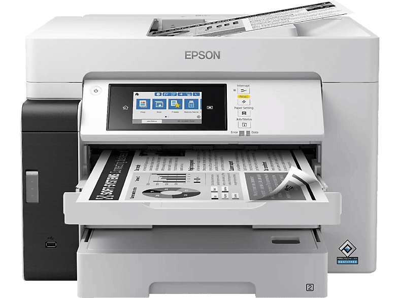 Epson EcoTank Pro ET-M16685, Monocromo, Multifunción, A3, Wi-Fi, Blanco