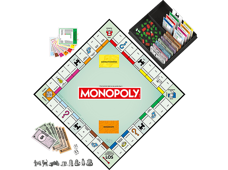 Thumbnail - HASBRO GAMING Monopoly Classic (Neuauflage) Brettspiel Rot/Mehrfarbig