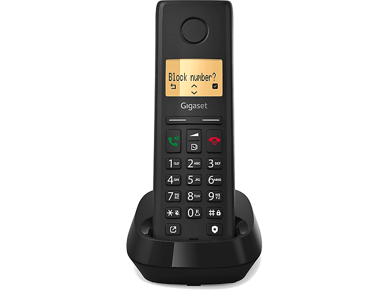 Telefon bezprzewodowy GIGASET Pure 200 Czarny – zdjęcie 3