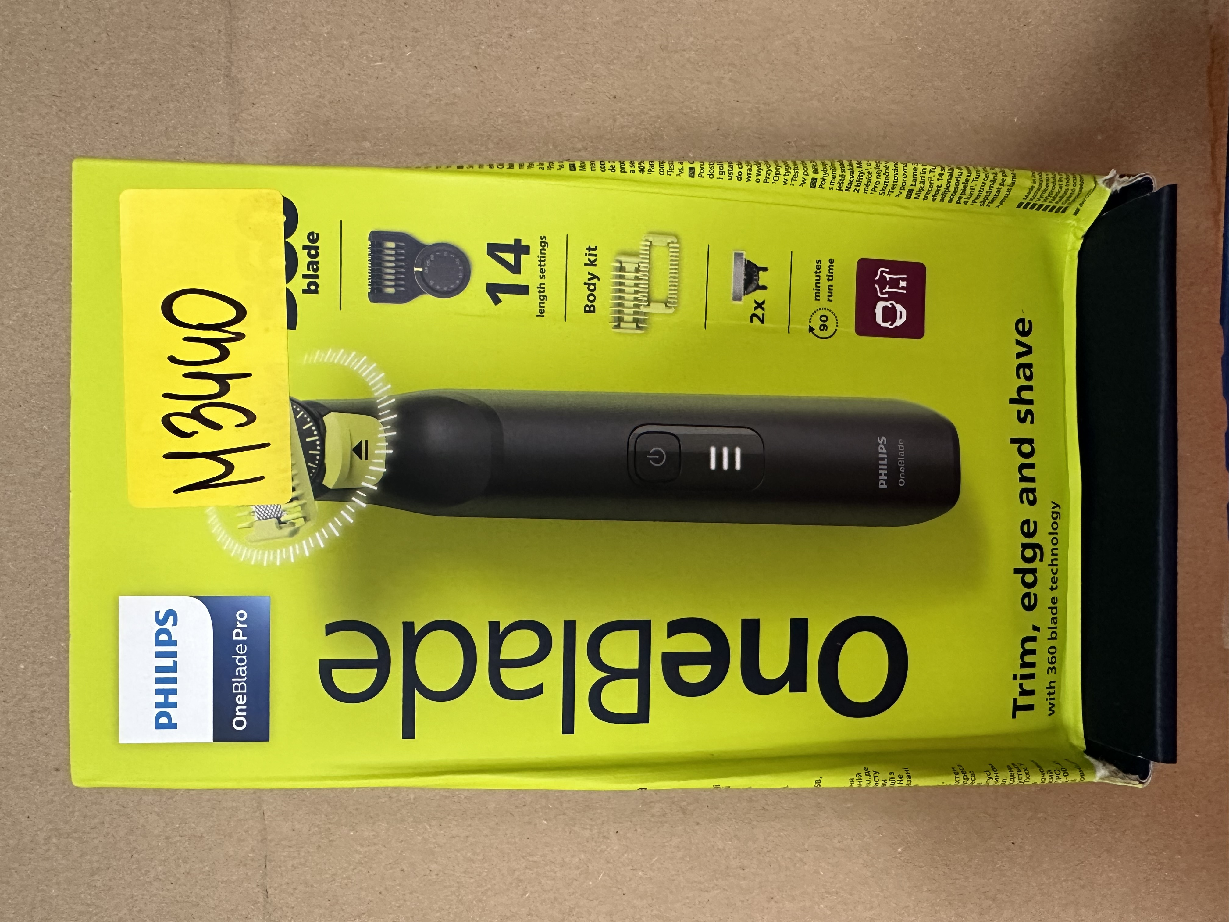 OUTLET Golarka PHILIPS QP6542/15 OneBlade 360 Pro Face + Body Czarny
