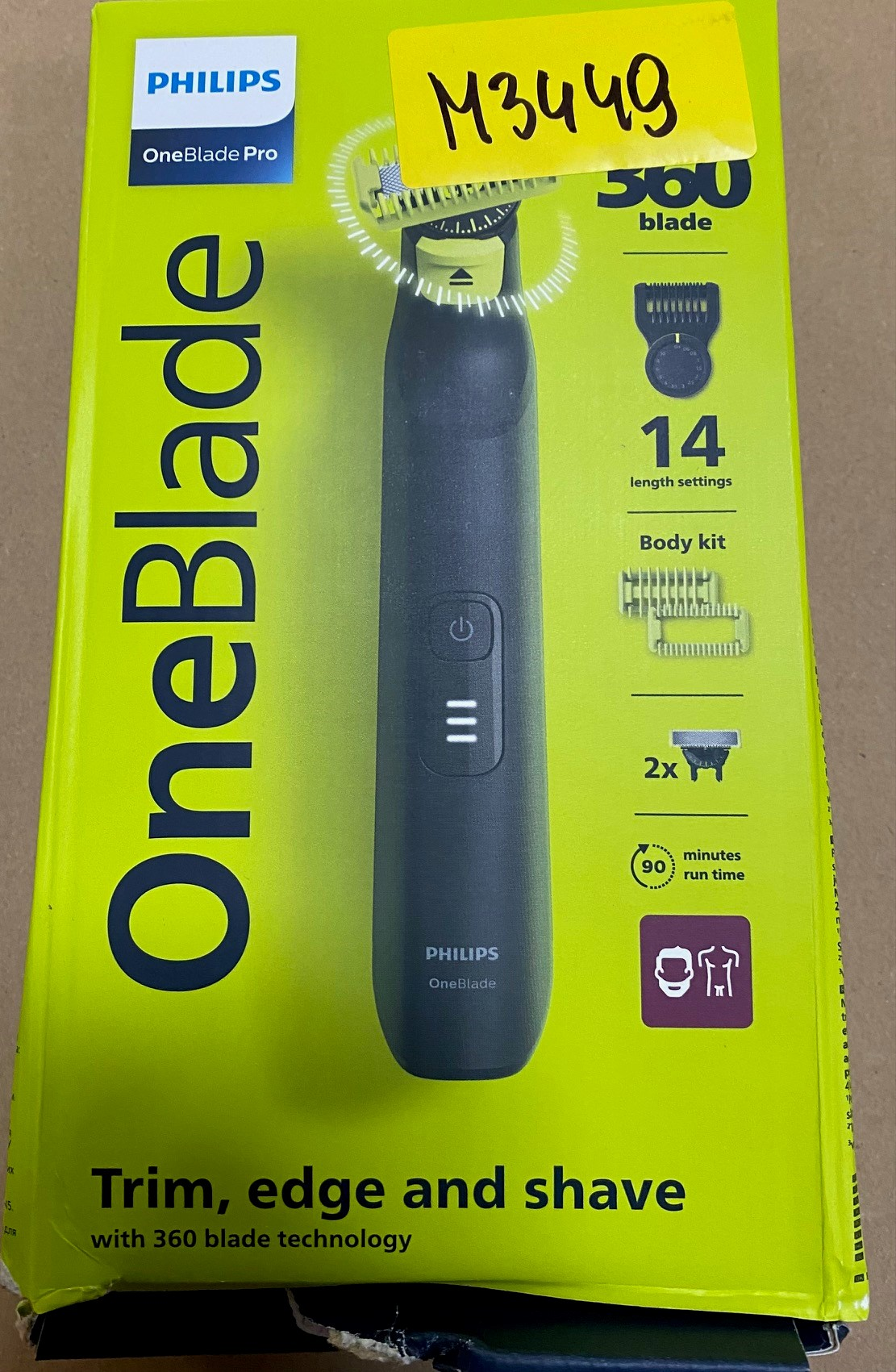 OUTLET Golarka PHILIPS QP6542/15 OneBlade 360 Pro Face + Body Czarny