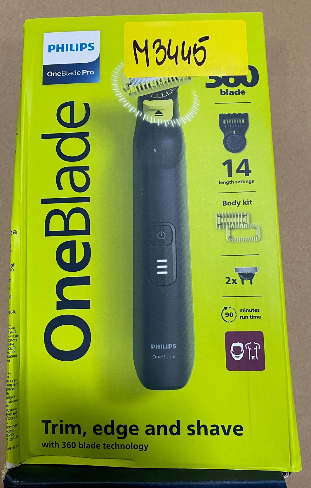 OUTLET Golarka PHILIPS QP6542/15 OneBlade 360 Pro Face + Body Czarny