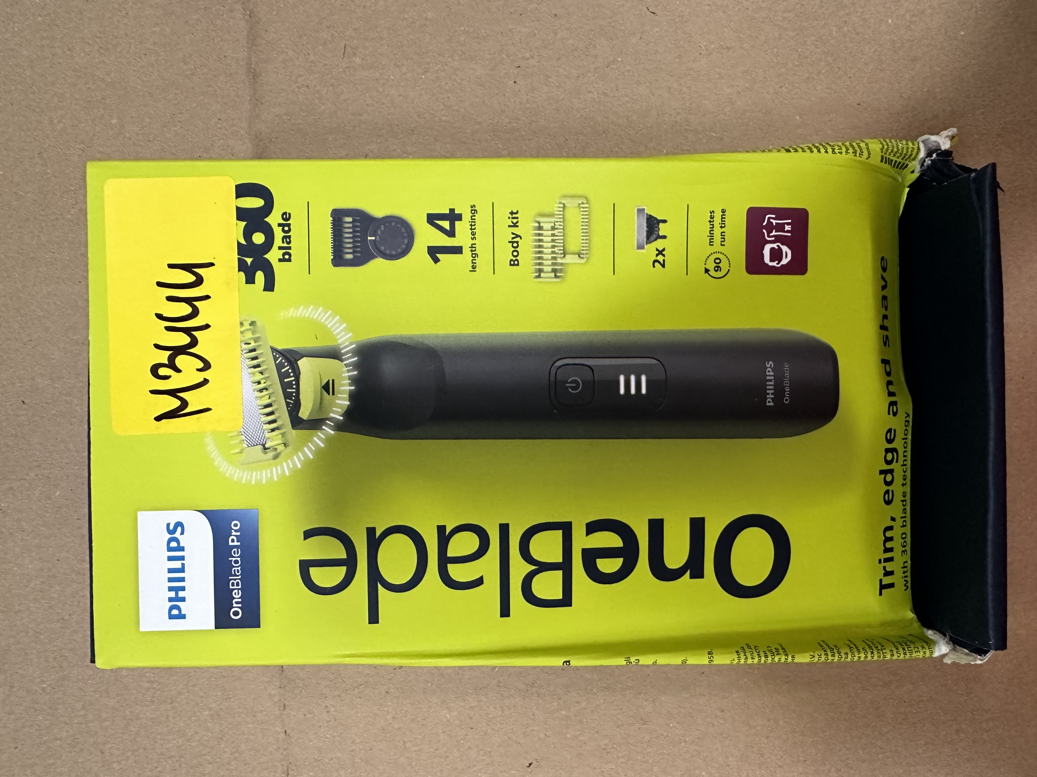 OUTLET Golarka PHILIPS QP6542/15 OneBlade 360 Pro Face + Body Czarny