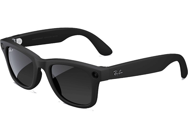 Gafas IA - Ray-Ban Meta, Wayfarer, Negro mate, Polarizadas en grafito degradado