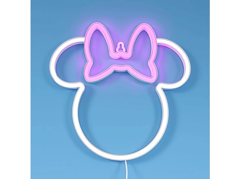 Neon YELLOWPOP Disney Minnie Ears Biało-różowy