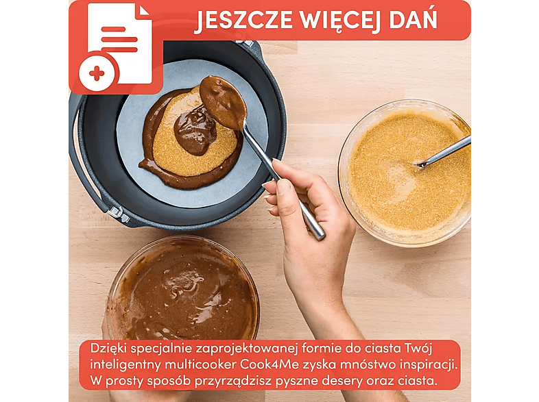 Forma do ciasta Cook4me TEFAL Touch & Standard XA609011 Czarny – zdjęcie 2