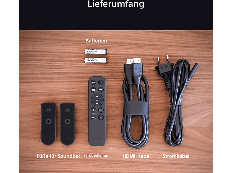 Sony Bravia Theatre System 6 - 5.1-Kanal-Surround Sound, 1000 W, Dolby Atmos, DTS:X, AI Voice Zoom 3 (über Bravia TV), DSee, Multi-Stereo-Party-Modus; Soundbar — Foto 5 von 5