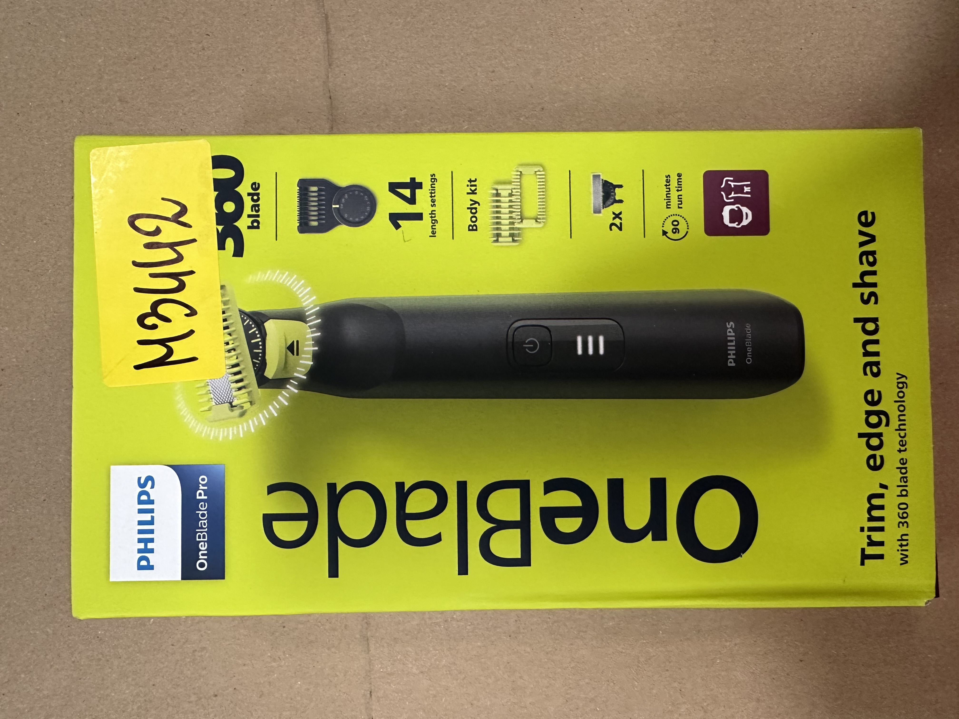 OUTLET Golarka PHILIPS QP6542/15 OneBlade 360 Pro Face + Body Czarny