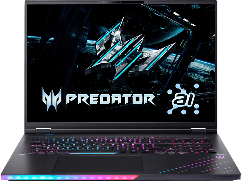 ACER Predator Helios 18 AI PH18-73-9534, Gaming Notebook, mit Display, Intel® Core™ Ultra 9 Prozessor 275HX (36 MB Cache, bis zu 5.40 GHz), 32 GB RAM, 1 TB SSD, NVIDIA GeForce RTX™ 5080, Abyssal Black , Windows 11 Pro
