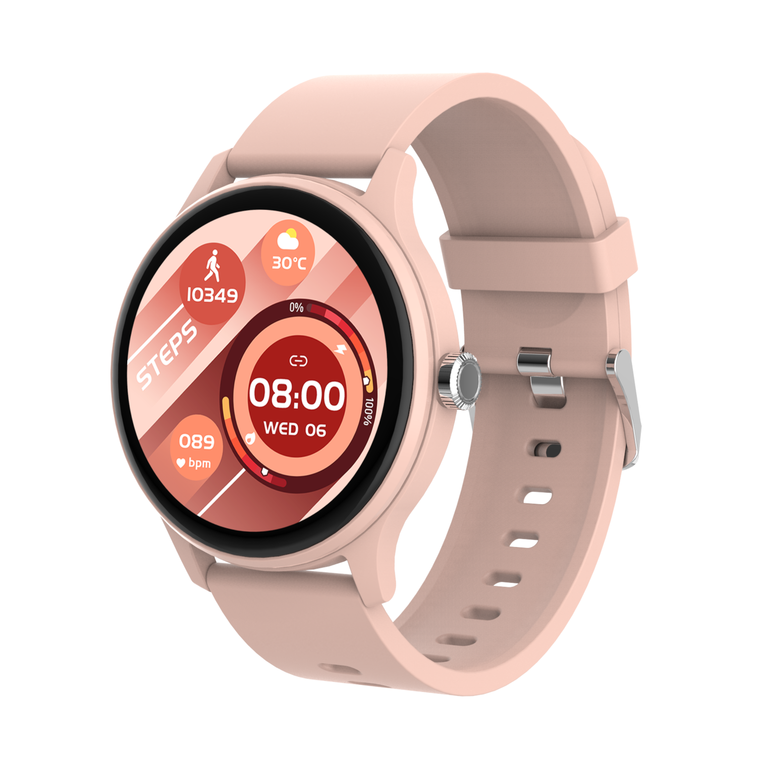 Peaq PSw 100-pk Smartwatch Roze
