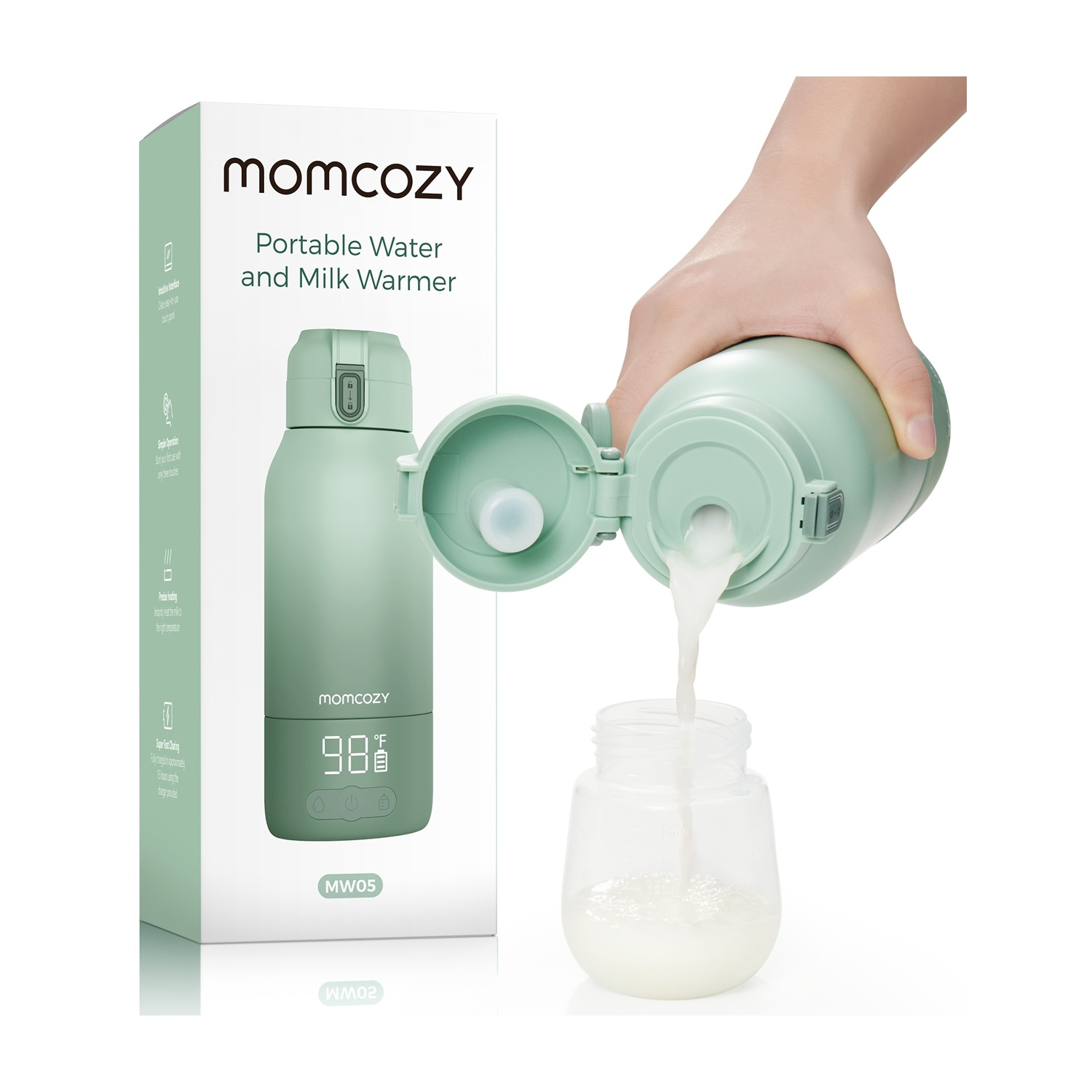 Scaldalatte momcozy Portable Milk Warmer