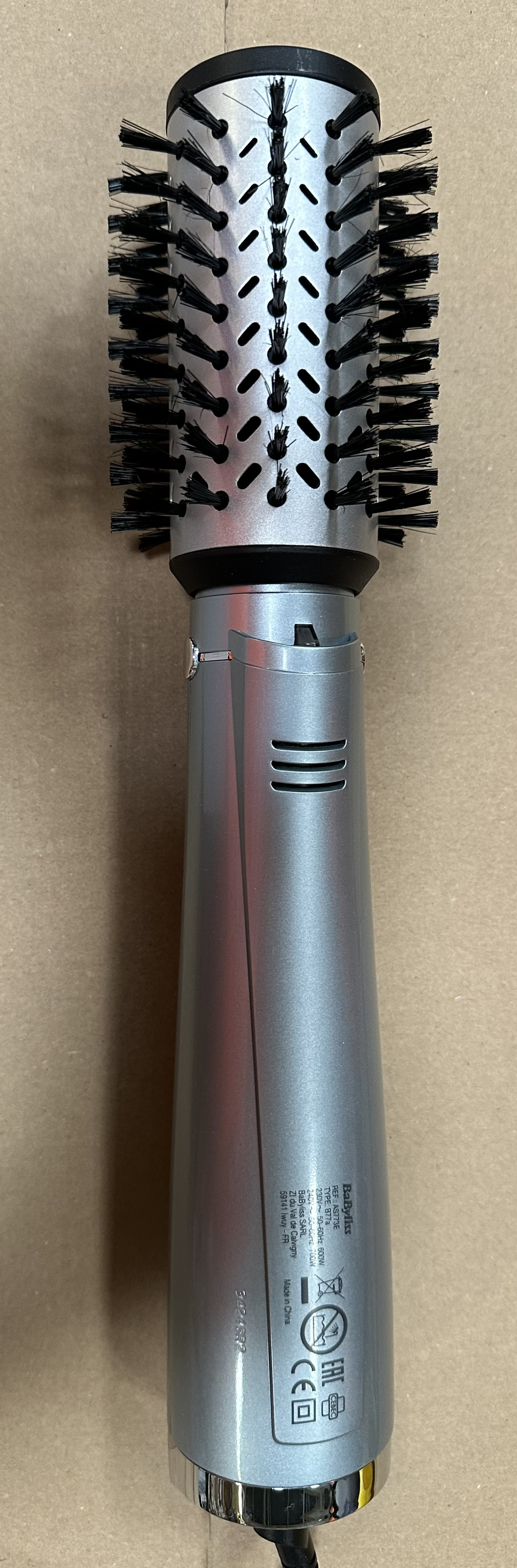OUTLET Lokówko-suszarka obrotowa BABYLISS AS773E Hydro Fusion Srebrny Niebieski metaliczny