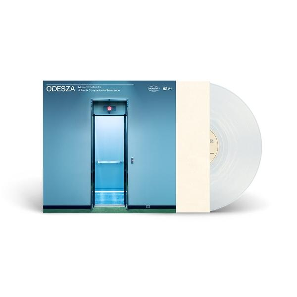ODESZA-Albumcover. Blauer Hintergrund, weißer Text und eine Schallplatte.