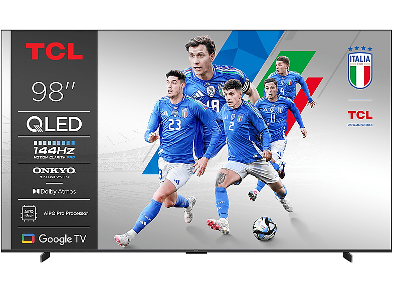 TCL 98P8K TV Qled, 98", Qled 4K