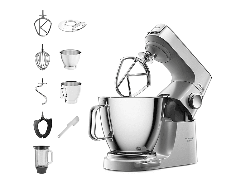 Kenwood Titanium Chef Baker XL KVL85.124SI 1200W Blender kielichowy Dodatkowa misa