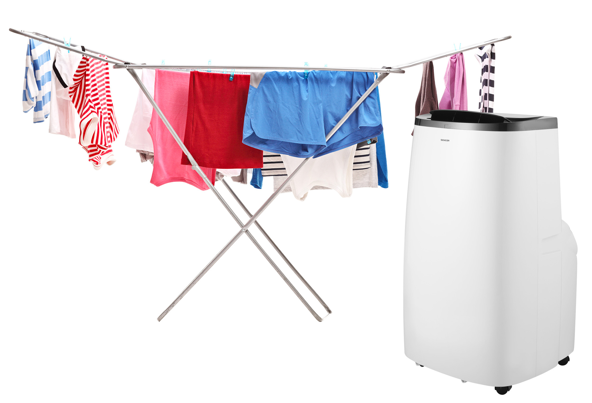 Srebrny laptop na ciemnej powierzchni, wymiary i funkcje opisane.