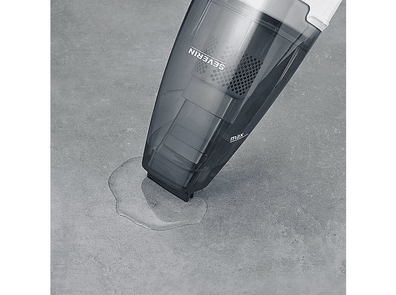 Severin HV 7146 Handstaubsauger mit Wet&Dry Funktion (0,55 l, Akkulaufzeit: 30 min., Weiß) — Foto 2 von 4