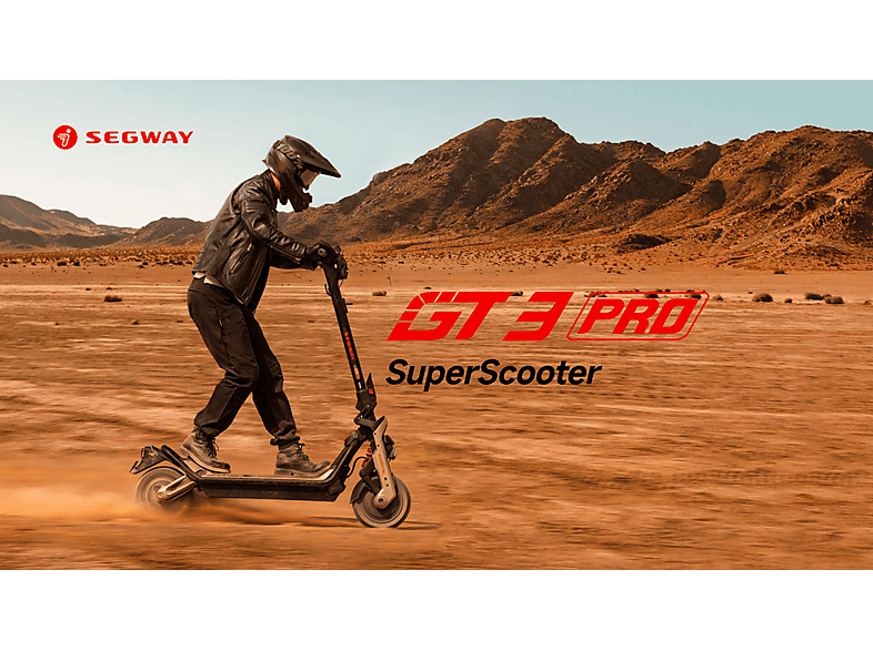 SEGWAY GT3 Pro E-Scooter (11 Zoll, Schwarz - Gold)