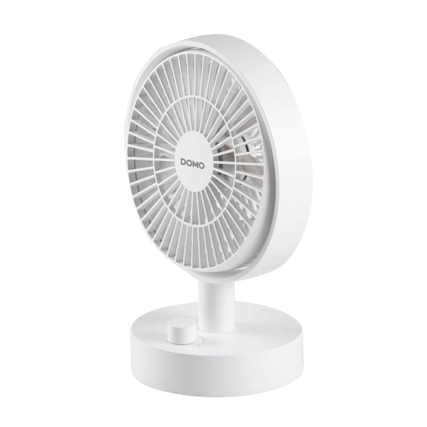 Domo Tafelventilator – Ø 15 Cm - 10 Standen Oplaadbaar Wit afbeelding