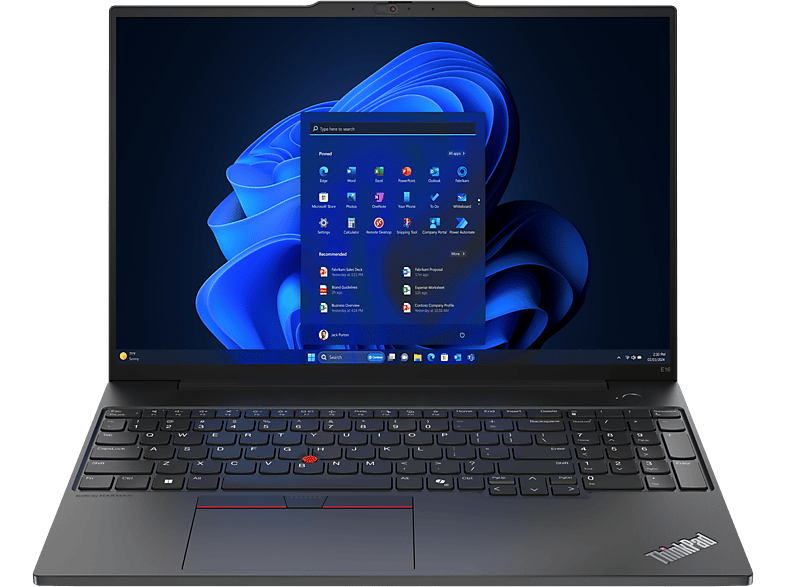 ThinkPad E16 Gen 2 (AMD) 16GB RAM 512GB Black