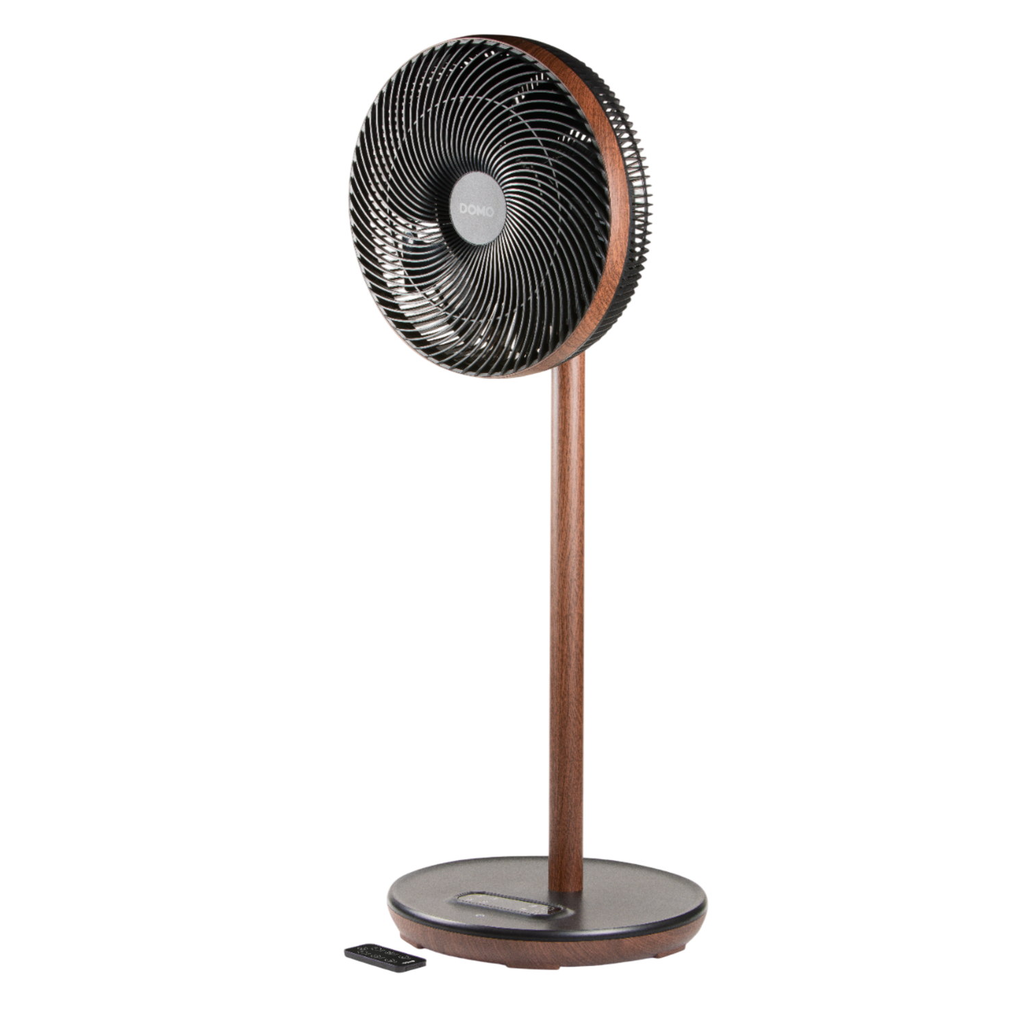 Domo Statiefventilator 'dc Eco Fan ' Wood Style' Ø 33 Cm 3d Oscillatie Houtkleur