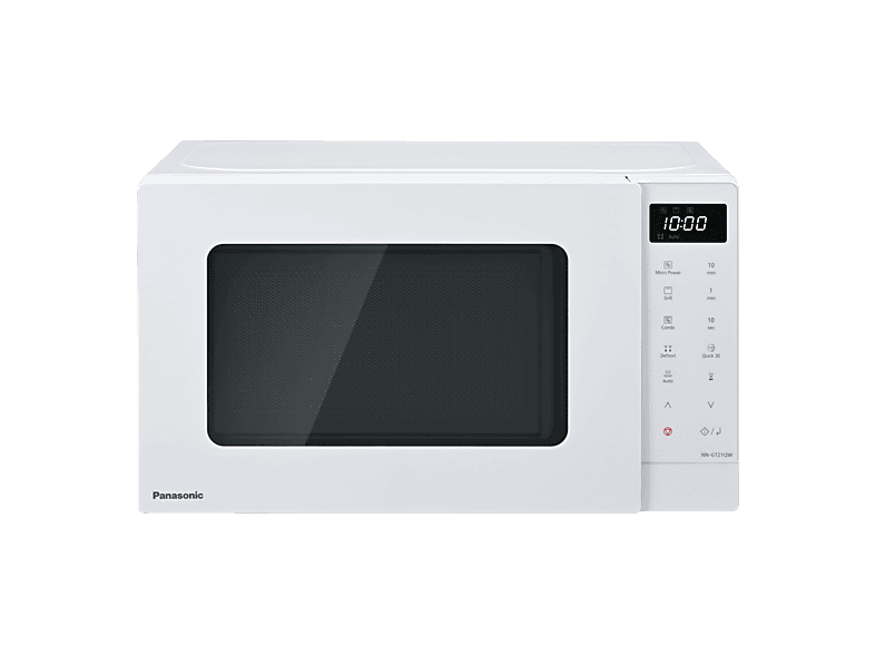 PANASONIC NN-GT21QWEPG, Mikrowelle mit Grill (800 Watt, Grillfunktion)