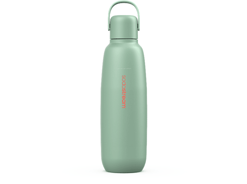 SODASTREAM Fizz & GO Wasserflasche aus Metall, 0.9l