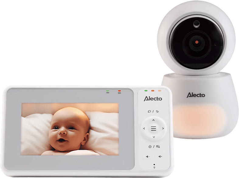 Alecto Babyphone Vidéo 4.3" Couleur Blanc (dvm2043)