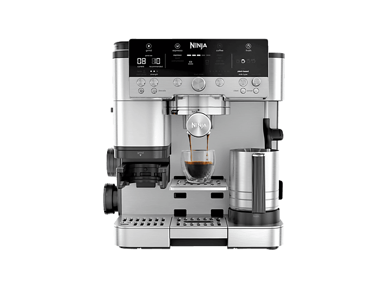 NINJA ES601EU Luxe™ Café Espressomaschine Schwarz/Eedelstahl