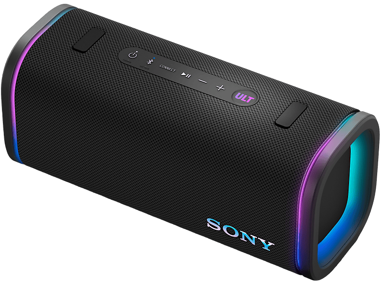 Altavoz inalámbrico – Sony ULT FIELD 5 (SRSULT50B), Bluetooth portátil, POWER SOUND, 25 h, IP67, Resistente al agua, Correa, Con luces, Negro