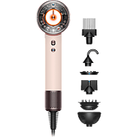 MediaMarkt DYSON Supersonic Nural Curly + Coily Ceramic Pink Föhn Roze aanbieding